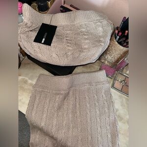 Two piece biker shorts set